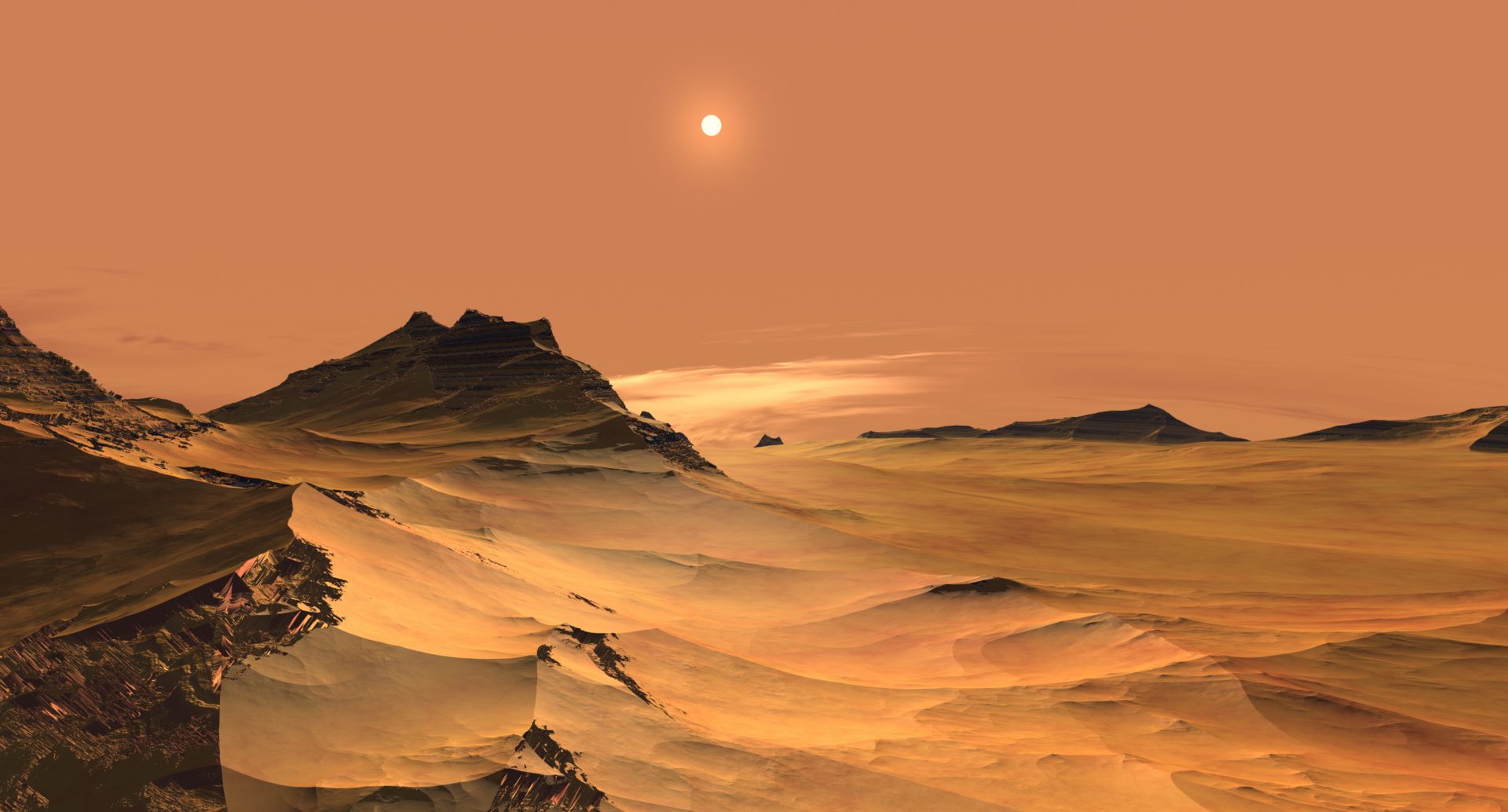 Пейзажи Марса картина
