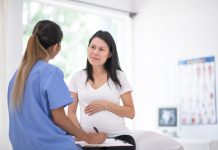 Pregnant woman goes for medical check-up