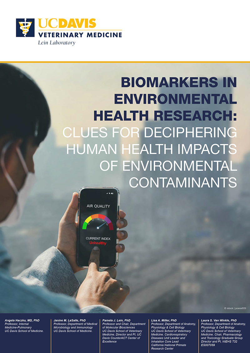 Biomarkers in environmental health research