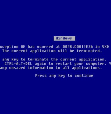 Blue Screen of Death (BSOD). System Crash Report Background. Vector Illustration.