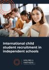 International child student recruitment in independent schools