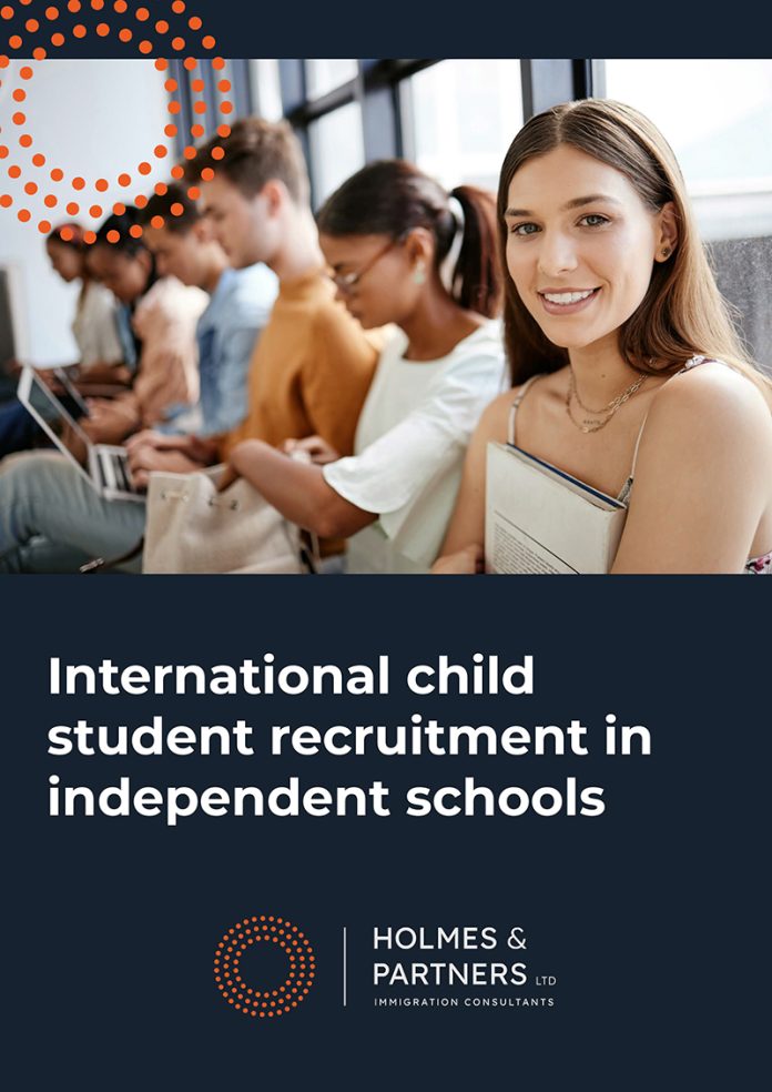 International child student recruitment in independent schools