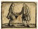 ‘Two Merchants Shaking Hands’ (c.1776), engraved by Thomas Bewick. [British Museum Prints & Drawings, no: 1882,0311.3998]