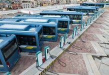 Electric Bus Supercharging Station