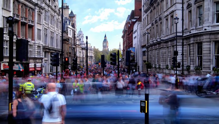 Daytime long exposure towards Whitehall