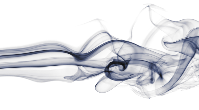 Photography of incense stick smoke.