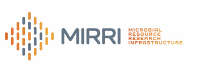 Logo of the Italian division of MIRRI, the pan- European Research Infrastructure that deals with the conservation, characterization, and distribution worldwide of microbial resources with an excellent certified standard of quality