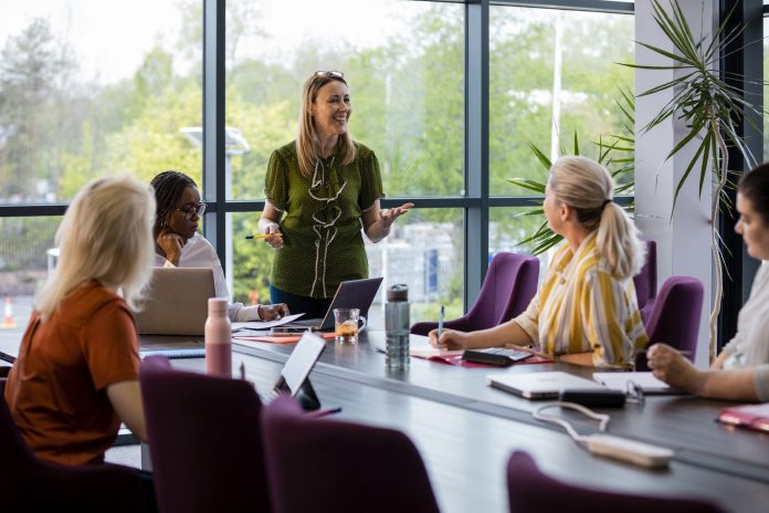 women at work