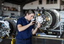 A day in the life of a female aircraft engineer.