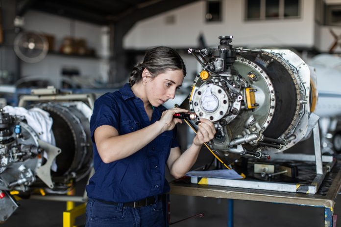 A day in the life of a female aircraft engineer.