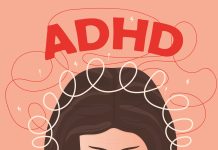 ADHD Attention Deficit Hyperactivity Disorder concept; mental health