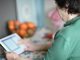 Elderly Woman Using Tablet