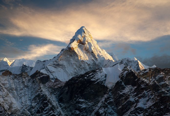 Evening view of Ama Dablam