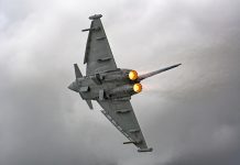 Typhoon display manoeuvres