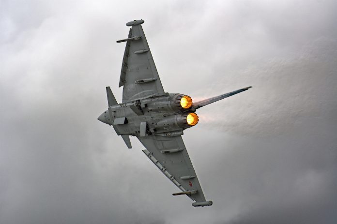 Typhoon display manoeuvres