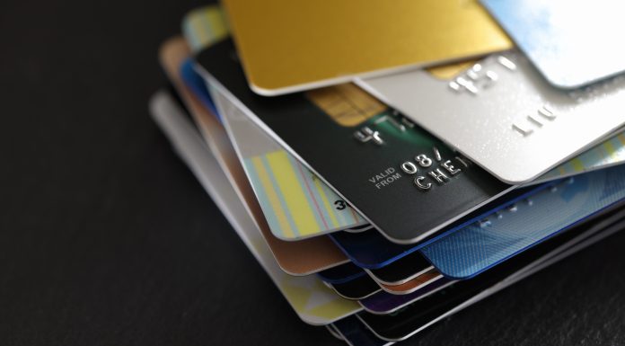 Stacked credit cards