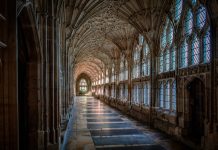 Gloucester cathedral cloisters