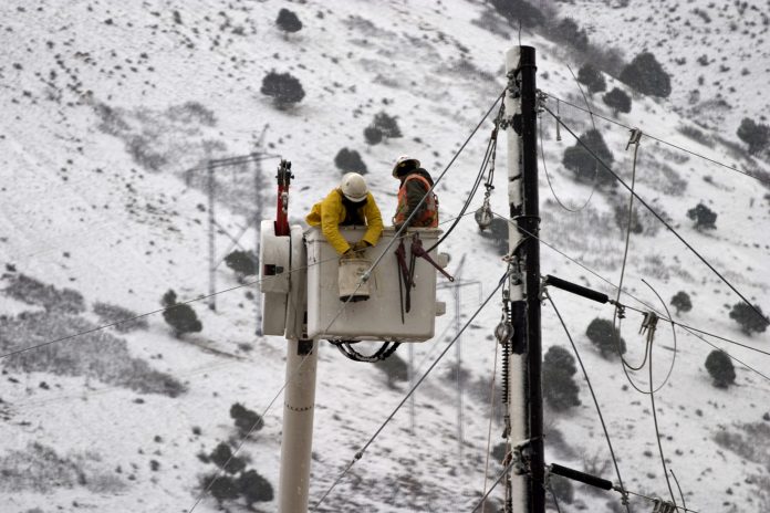 Power Company Workers