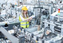 The European female engineer's innovative approach to machinery has not only advanced the industry but also provided significant benefits to the business sector, enhancing overall productivity.