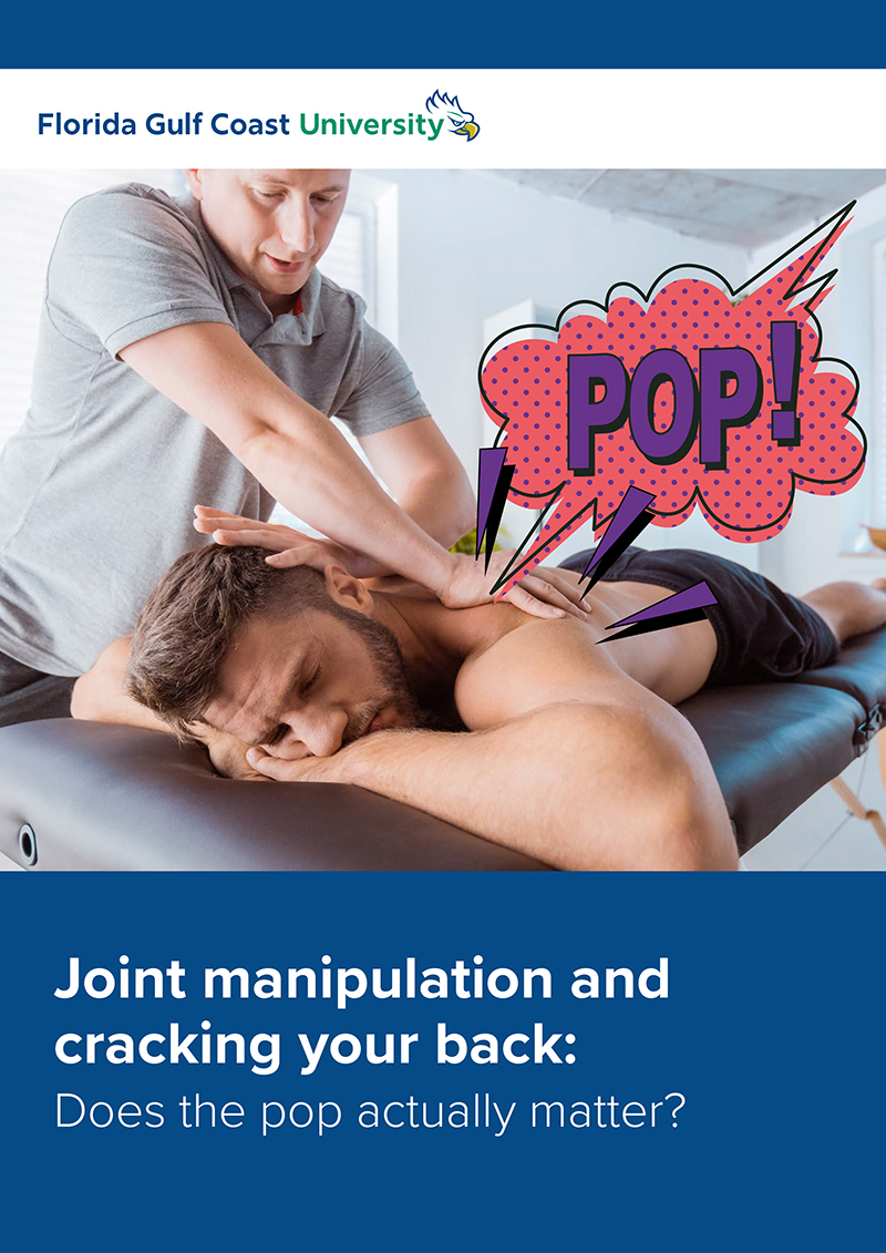 Joint manipulation and cracking your back: does the pop actually matter?