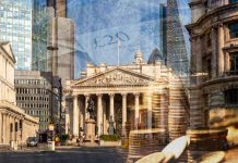 Bank of England Building Abstract Art Design