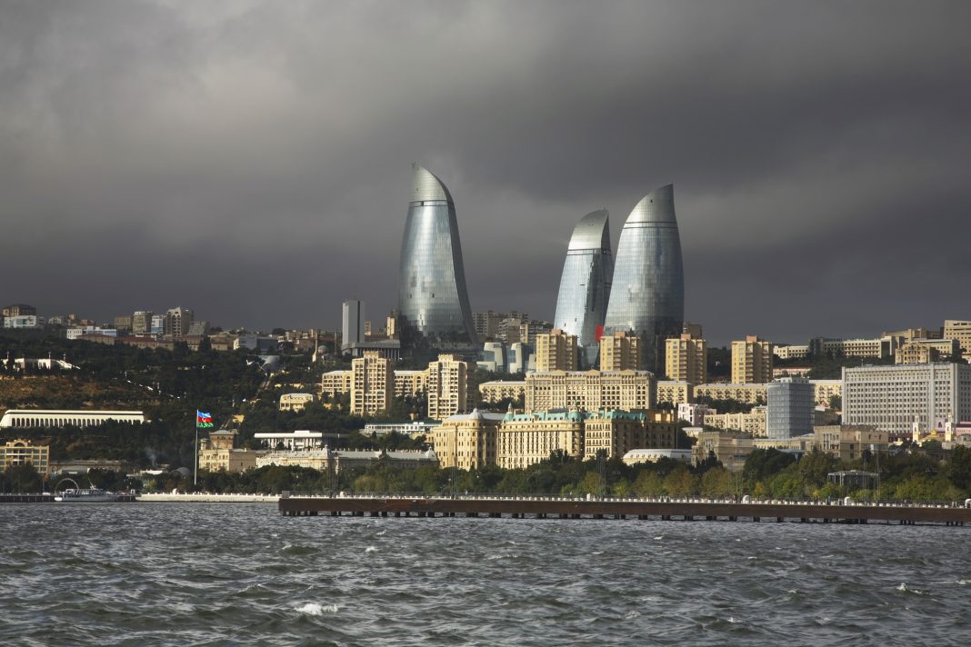 Seafront in Baku. Azerbaijan