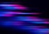 Led Light Speed Abstract Background Motion Stripe Neon Colorful Pattern Blurred Prism Blue Purple Pink Lines Shiny Bright Technology Futuristic Fluorescent Texture Black Backdrop Distorted Macro Photography for banner, flyer, card, poster, brochure, presentation