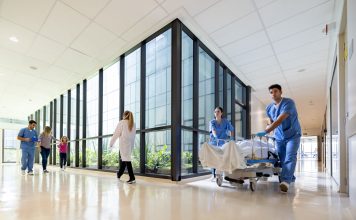 Doctors assisting patients at the hospital