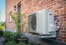 Air to air heat pump for cooling or heating the home.