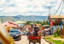 Street In Matadi In The Democratic Republic Of Congo