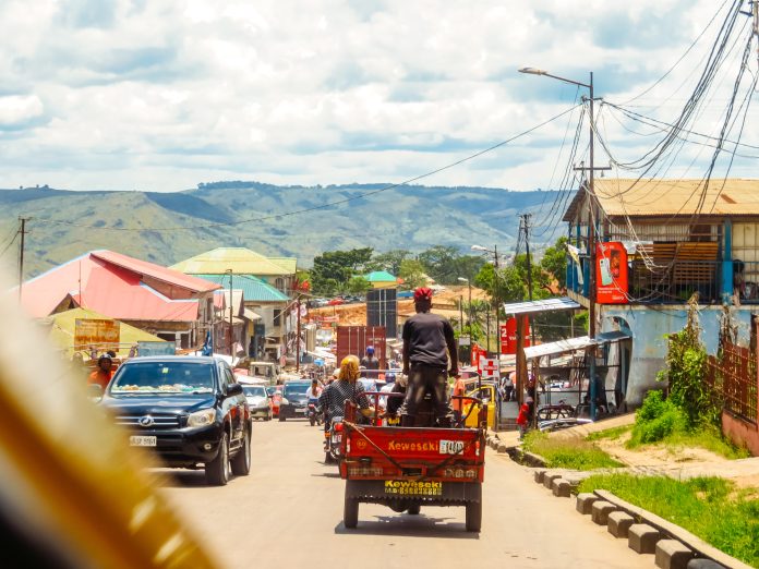 Street In Matadi In The Democratic Republic Of Congo