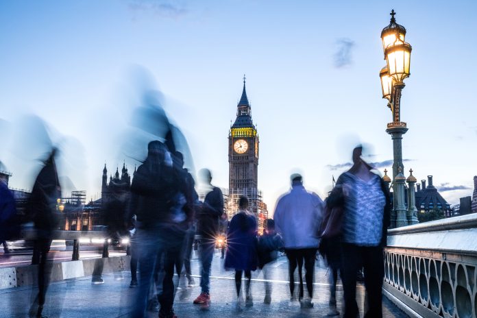 Westminster Bridge - The Big Ben and House of Parliament in London - UK