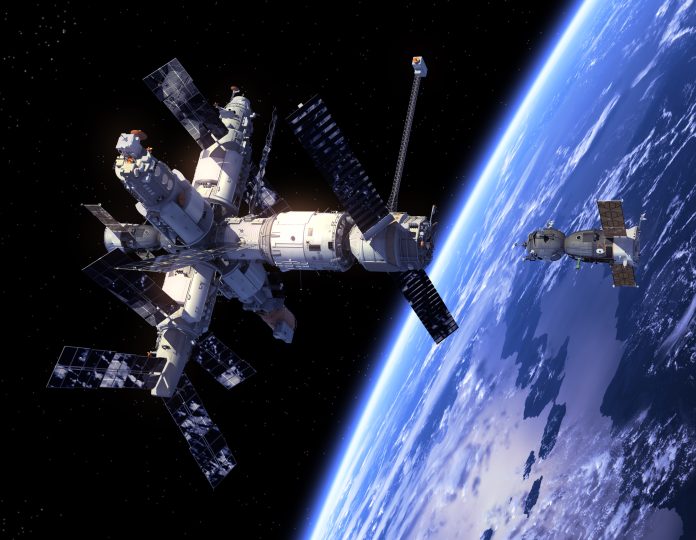 Spacecraft Soyuz And Space Station